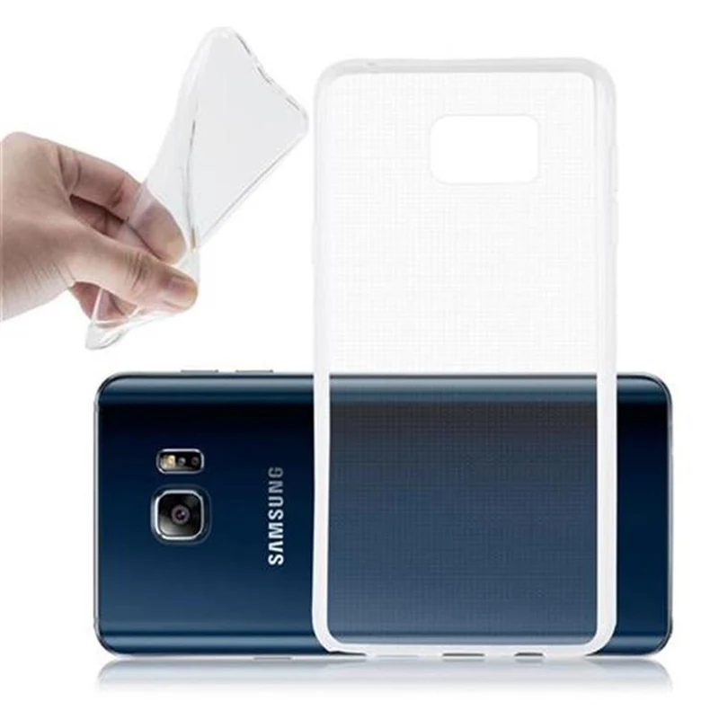 Cadorabo Hülle kompatibel mit Samsung Galaxy NOTE 5 Schutzhülle aus flexiblem TPU Silikon