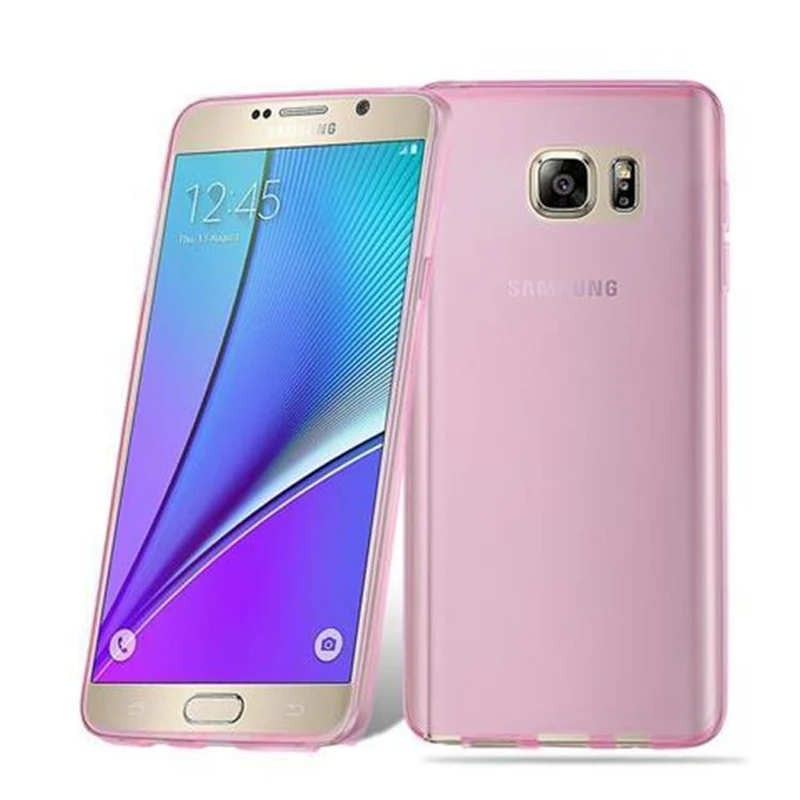 Cadorabo Hülle kompatibel mit Samsung Galaxy NOTE 5 Schutzhülle aus flexiblem TPU Silikon