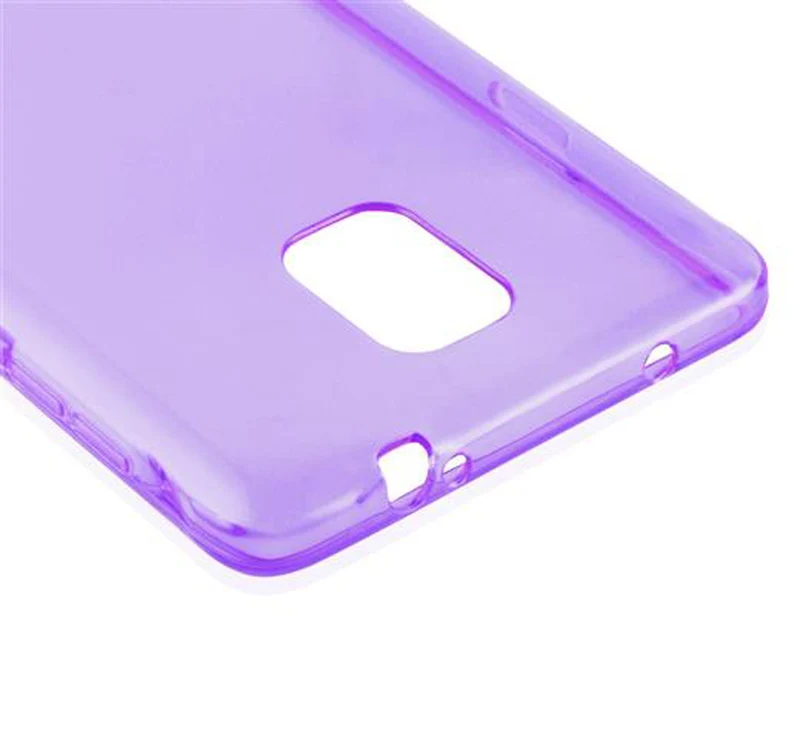 Cadorabo Hülle kompatibel mit Samsung Galaxy NOTE 4 Schutzhülle aus flexiblem TPU Silikon