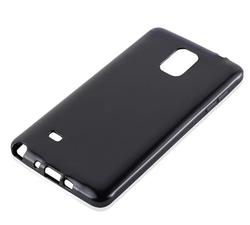 Cadorabo Hülle kompatibel mit Samsung Galaxy NOTE 4 Schutzhülle aus flexiblem TPU Silikon
