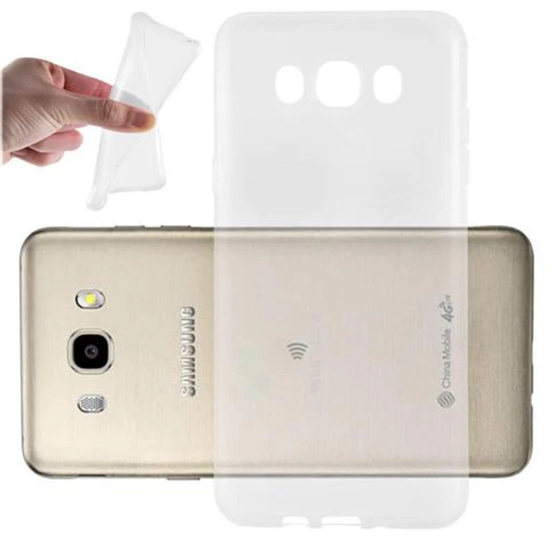 Cadorabo Hülle kompatibel mit Samsung Galaxy J7 2016 Schutzhülle aus flexiblem TPU Silikon