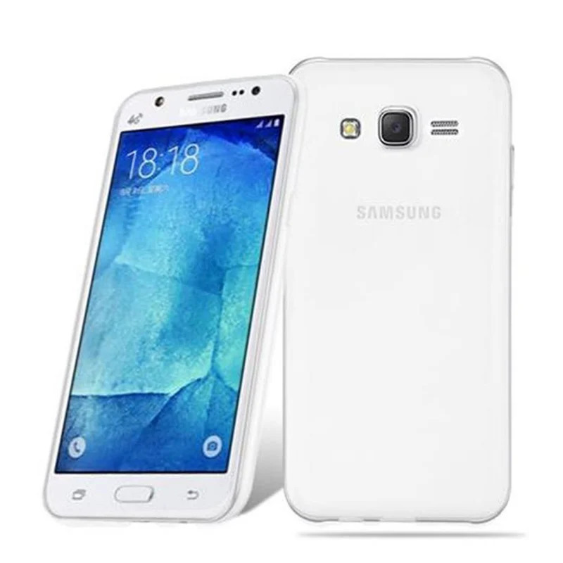 Cadorabo Hülle kompatibel mit Samsung Galaxy J3 2015 Schutzhülle aus flexiblem TPU Silikon