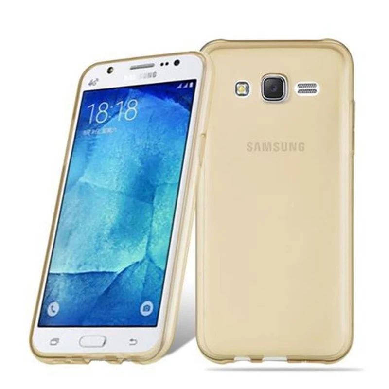Cadorabo Hülle kompatibel mit Samsung Galaxy J3 2015 Schutzhülle aus flexiblem TPU Silikon