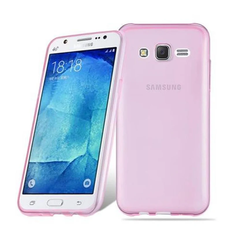 Cadorabo Hülle kompatibel mit Samsung Galaxy J3 2015 Schutzhülle aus flexiblem TPU Silikon