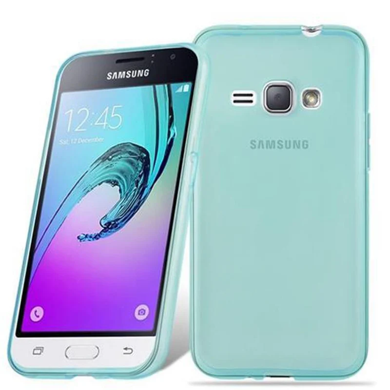 Cadorabo Hülle kompatibel mit Samsung Galaxy J1 2016 Schutzhülle aus flexiblem TPU Silikon