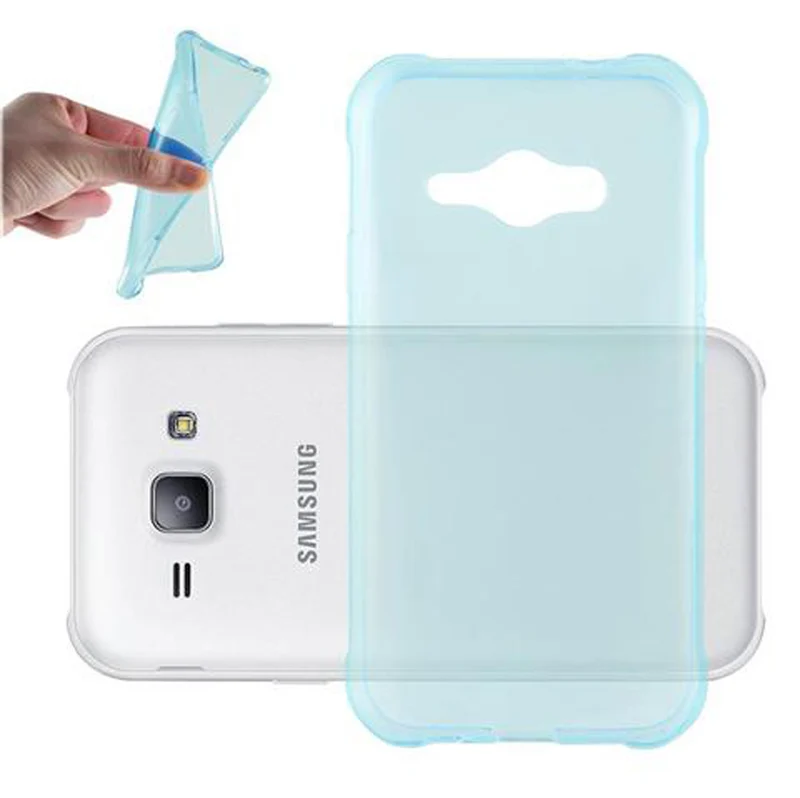 Cadorabo Hülle kompatibel mit Samsung Galaxy J1 ACE Schutzhülle aus flexiblem TPU Silikon