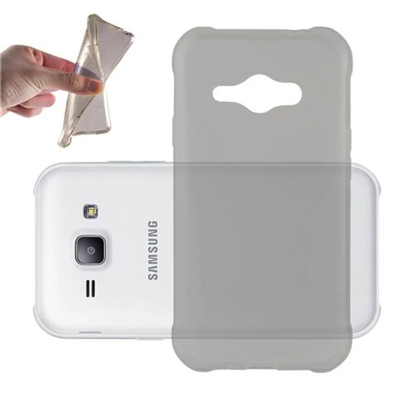 Cadorabo Hülle kompatibel mit Samsung Galaxy J1 ACE Schutzhülle aus flexiblem TPU Silikon