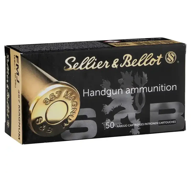 .357 Mag. Vollmantel 10,24g/158grs.Sellier & Bellot