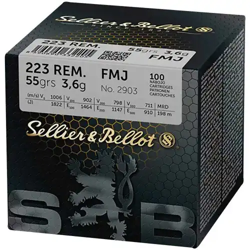 .223 Rem. Vollmantel BT 55.grs Sellier & Bellot