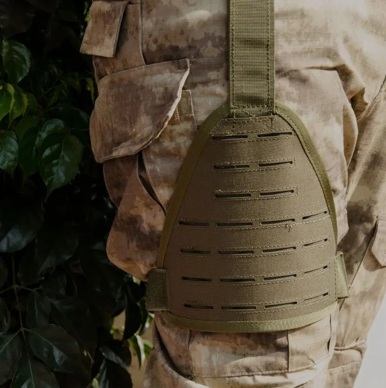 Tactical Thigh Panel Lasercut Molle Beinplatte Drop Leg Platform Adapter
