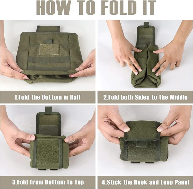 Faltbare MOLLE Dump Pouch – Taktische Magazintasche