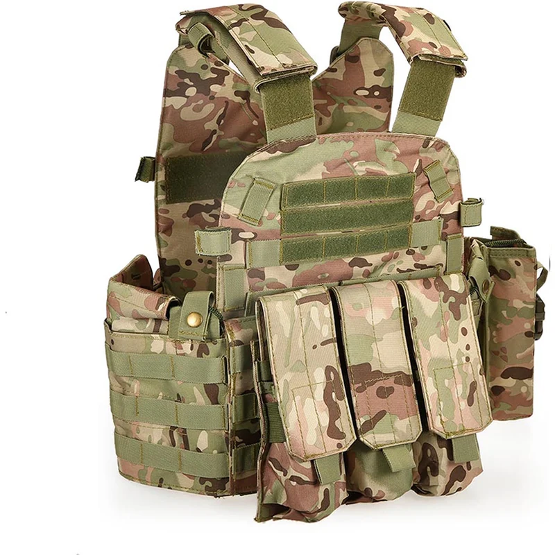 Airsoft Molle Plate Carrier "Slick" mit Taschen