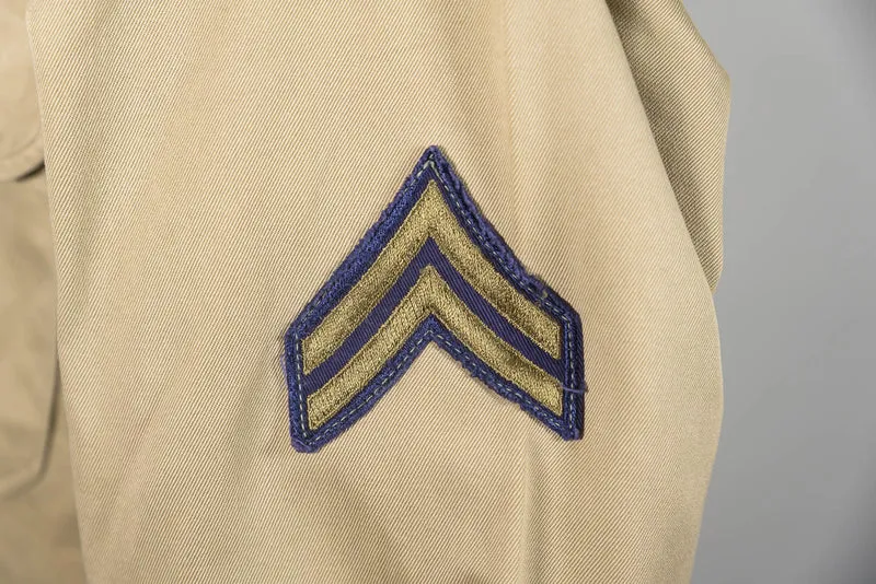 US-Armee Zweiter Weltkrieg – Chino-Hemd eines Korporals