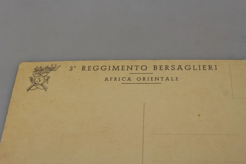 Postkarte des 3. AOI Bersaglieri Regiments