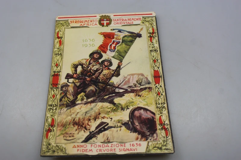 Postkarte des 3. Infanterieregiments „Piemonte“