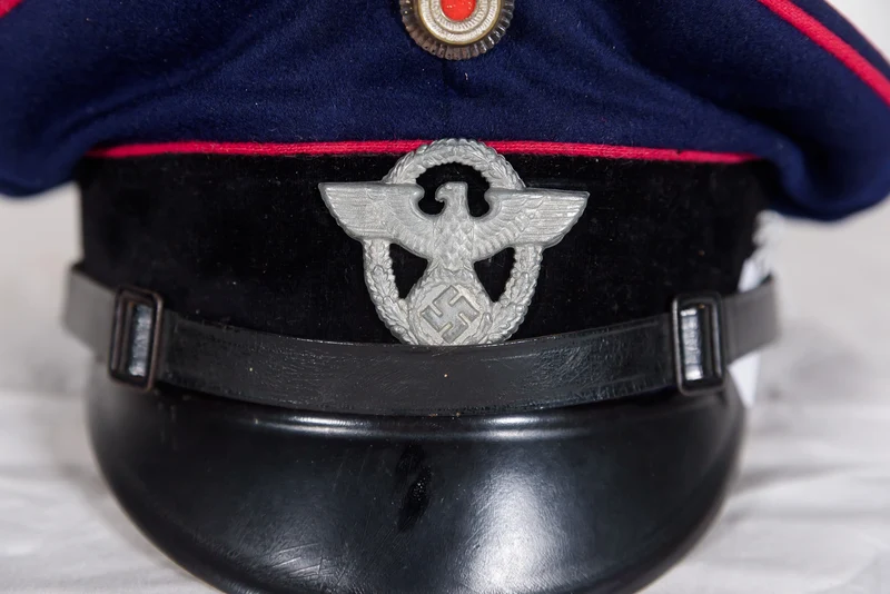 Schirmmutze-Truppe/Unteroffizier Feuerschutzpolizei III° Reich