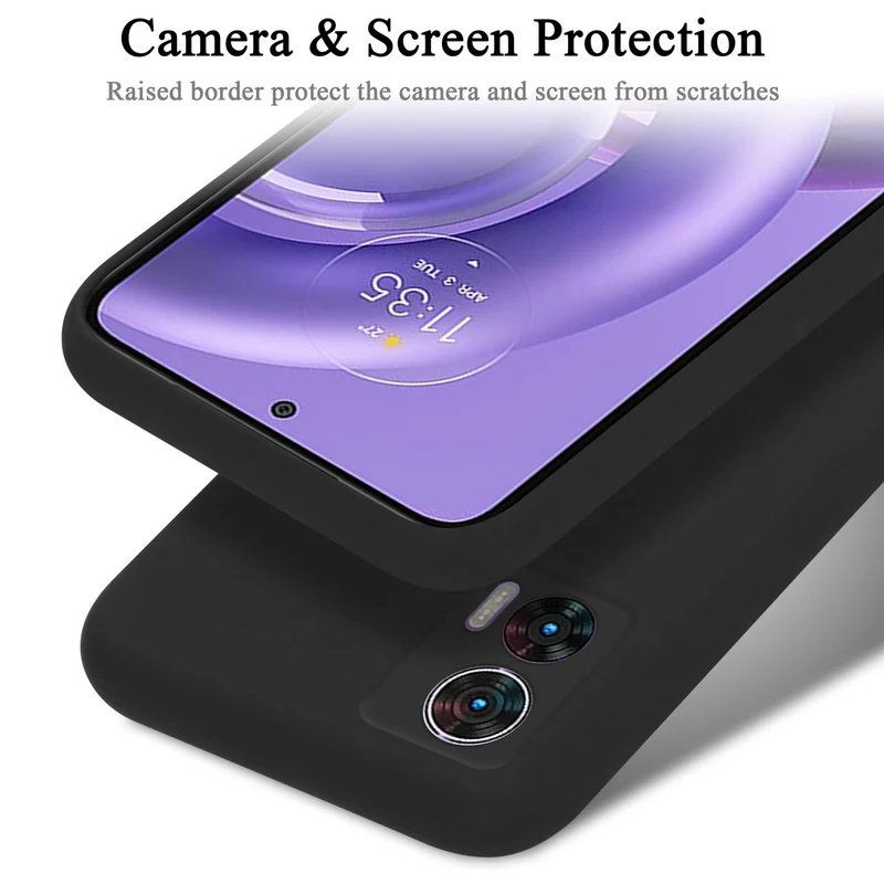 Cadorabo Hülle kompatibel mit Motorola EDGE 30 NEO Schutzhülle aus flexiblem TPU Silikon
