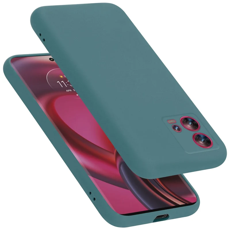 Cadorabo Hülle kompatibel mit Motorola EDGE 30 FUSION Schutzhülle aus flexiblem TPU Silikon