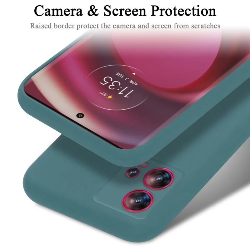 Cadorabo Hülle kompatibel mit Motorola EDGE 30 FUSION Schutzhülle aus flexiblem TPU Silikon