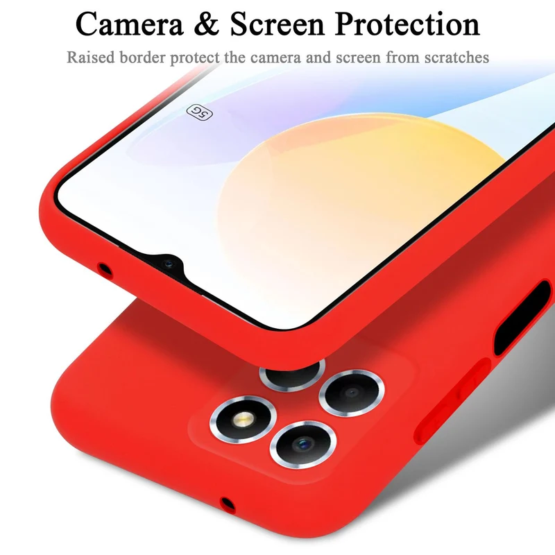 Cadorabo Hülle kompatibel mit Honor X8 5G Schutzhülle aus flexiblem TPU Silikon
