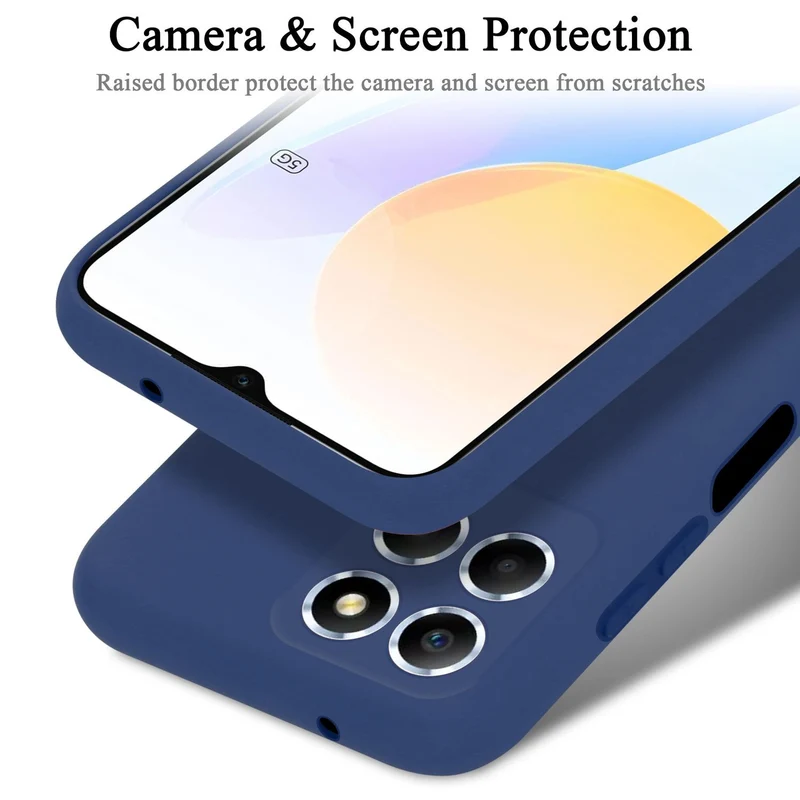 Cadorabo Hülle kompatibel mit Honor X8 5G Schutzhülle aus flexiblem TPU Silikon