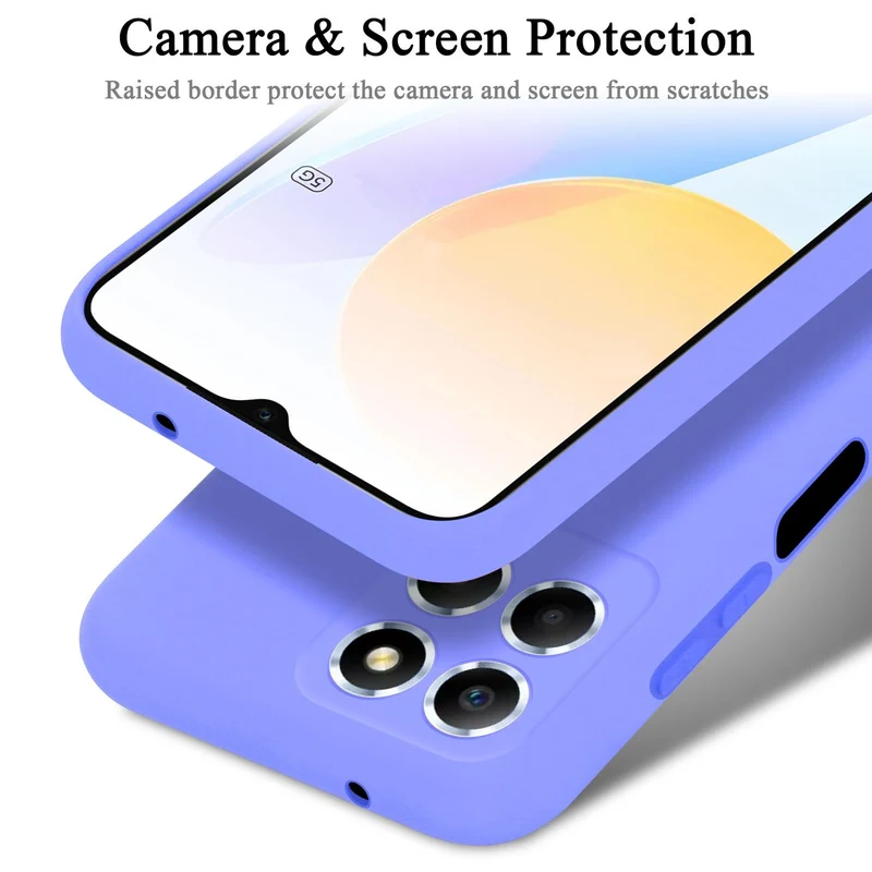 Cadorabo Hülle kompatibel mit Honor X8 5G Schutzhülle aus flexiblem TPU Silikon