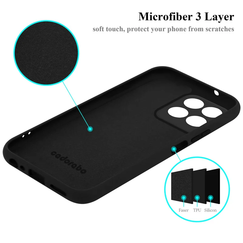 Cadorabo Hülle kompatibel mit Honor X8 5G Schutzhülle aus flexiblem TPU Silikon