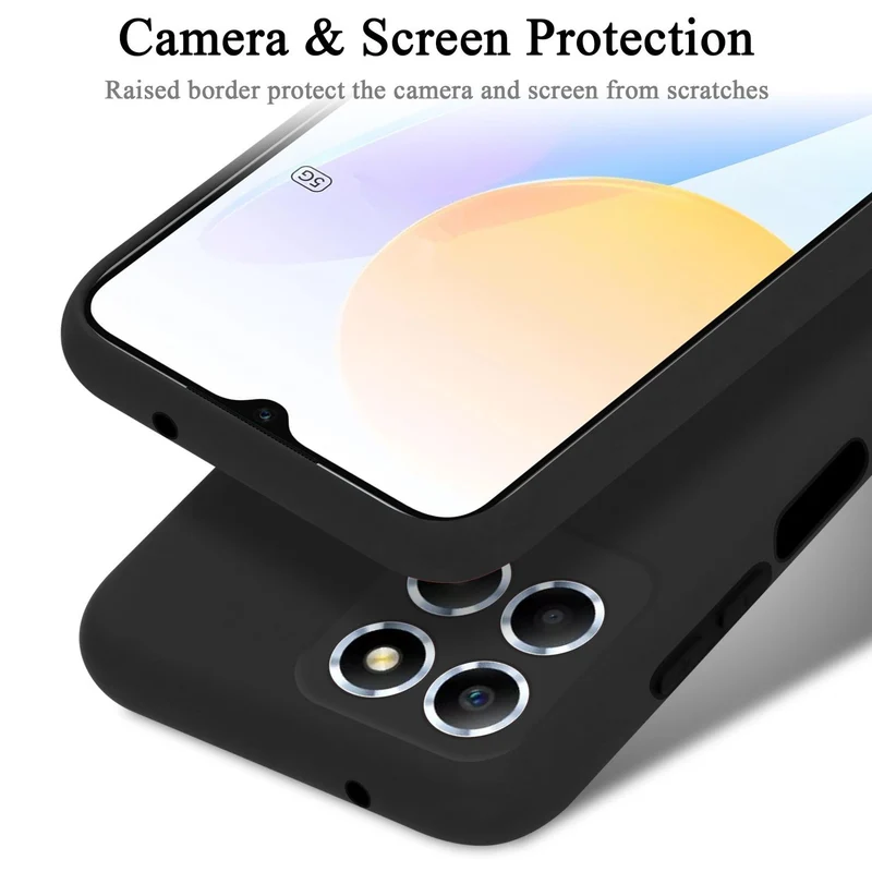 Cadorabo Hülle kompatibel mit Honor X8 5G Schutzhülle aus flexiblem TPU Silikon