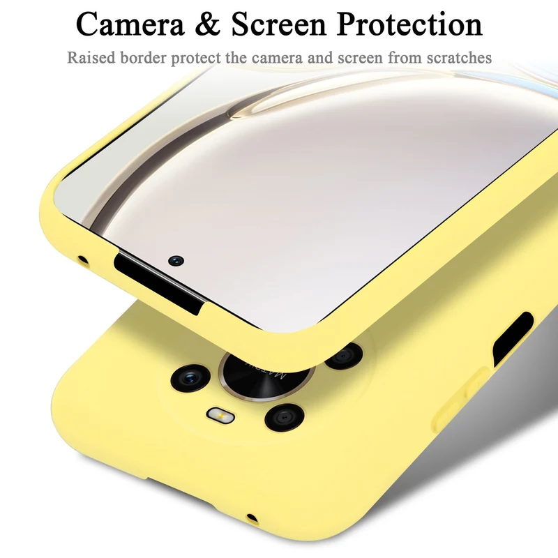 Cadorabo Hülle kompatibel mit Honor MAGIC 4 LITE Schutzhülle aus flexiblem TPU Silikon