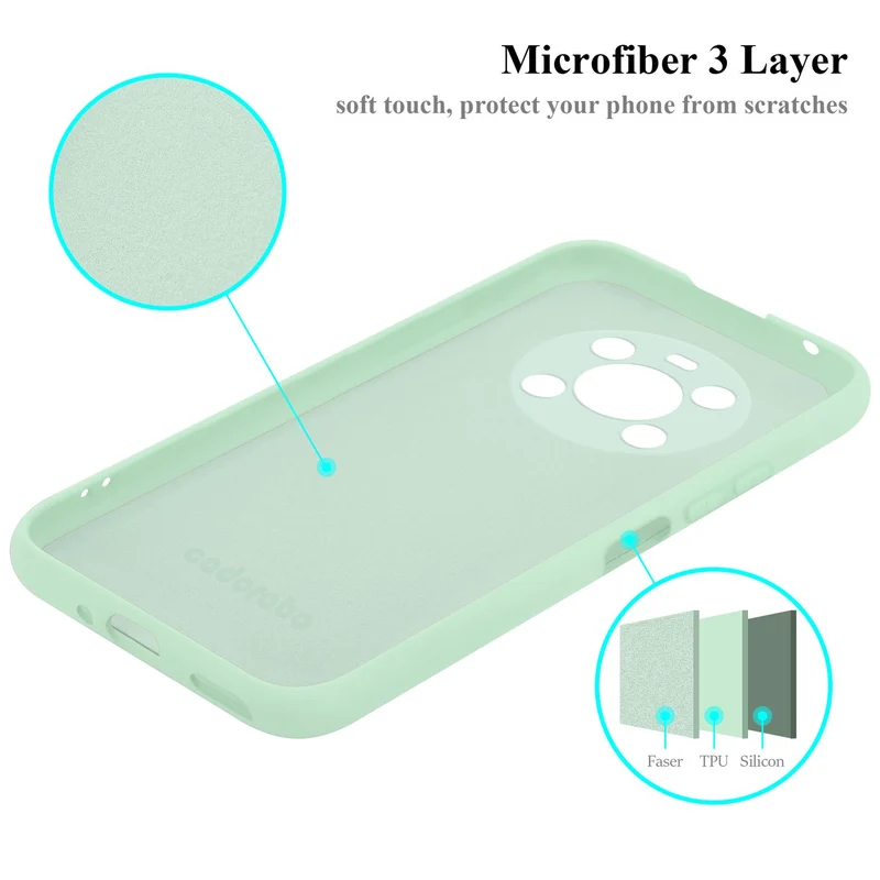 Cadorabo Hülle kompatibel mit Honor MAGIC 4 LITE Schutzhülle aus flexiblem TPU Silikon