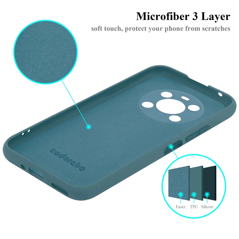 Cadorabo Hülle kompatibel mit Honor MAGIC 4 LITE Schutzhülle aus flexiblem TPU Silikon