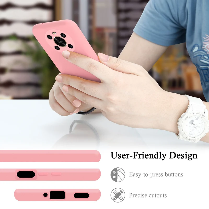 Cadorabo Hülle kompatibel mit Honor MAGIC 4 LITE Schutzhülle aus flexiblem TPU Silikon