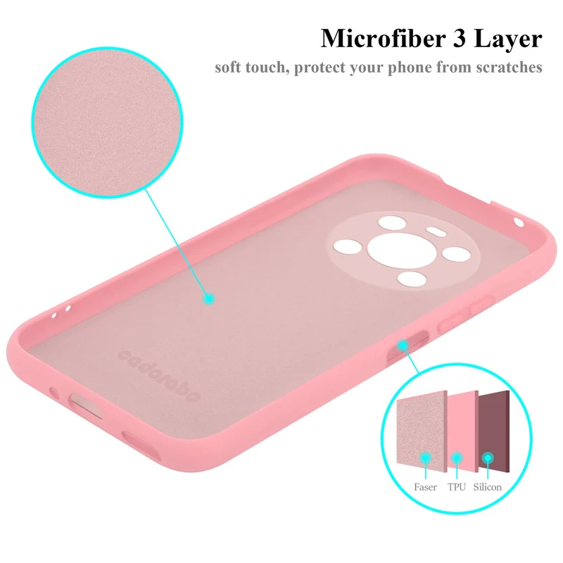 Cadorabo Hülle kompatibel mit Honor MAGIC 4 LITE Schutzhülle aus flexiblem TPU Silikon