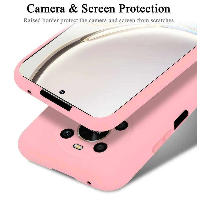 Cadorabo Hülle kompatibel mit Honor MAGIC 4 LITE Schutzhülle aus flexiblem TPU Silikon