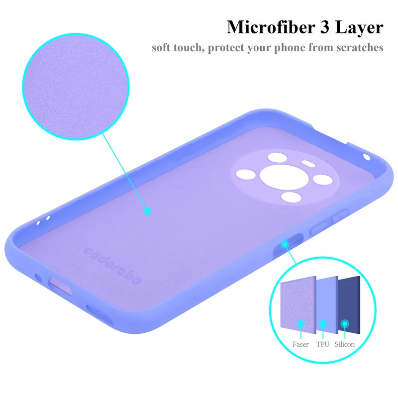 Cadorabo Hülle kompatibel mit Honor MAGIC 4 LITE Schutzhülle aus flexiblem TPU Silikon