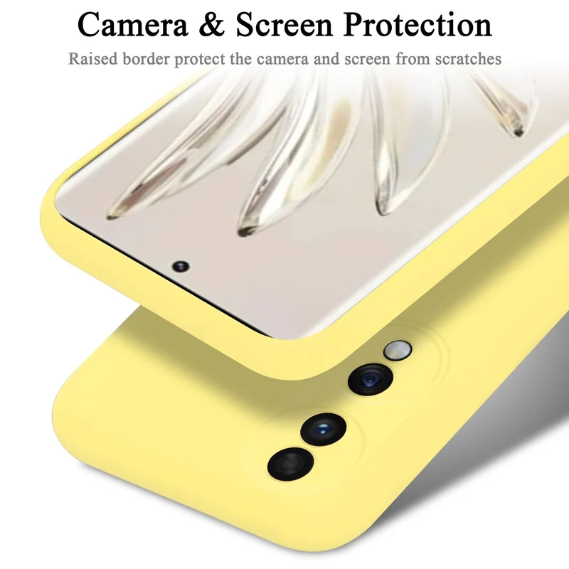 Cadorabo Hülle kompatibel mit Honor 70 Schutzhülle aus flexiblem TPU Silikon
