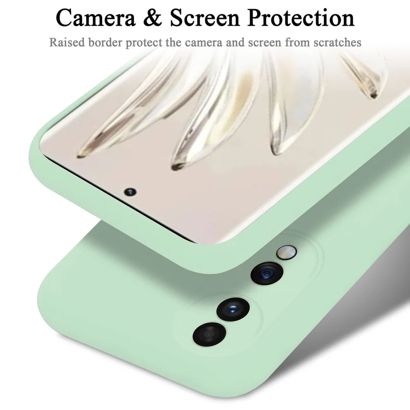 Cadorabo Hülle kompatibel mit Honor 70 Schutzhülle aus flexiblem TPU Silikon