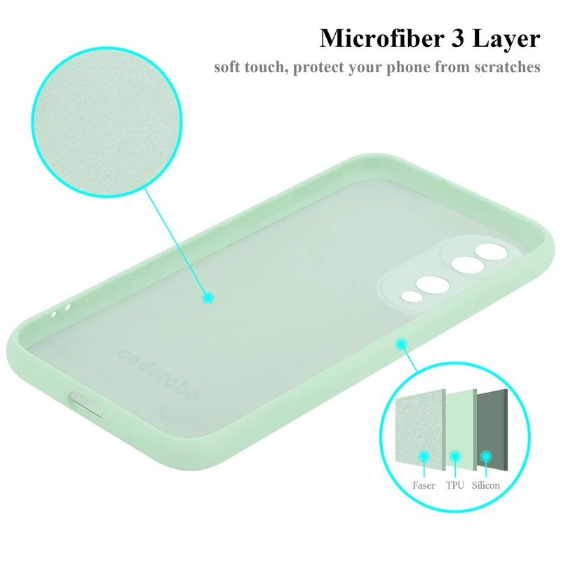 Cadorabo Hülle kompatibel mit Honor 70 Schutzhülle aus flexiblem TPU Silikon