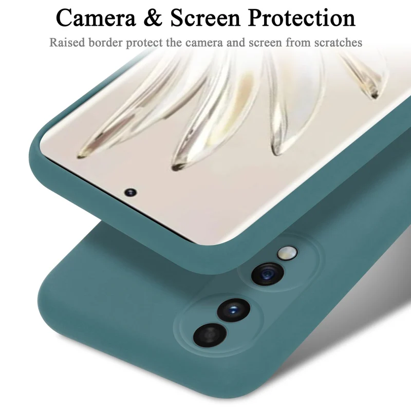 Cadorabo Hülle kompatibel mit Honor 70 Schutzhülle aus flexiblem TPU Silikon