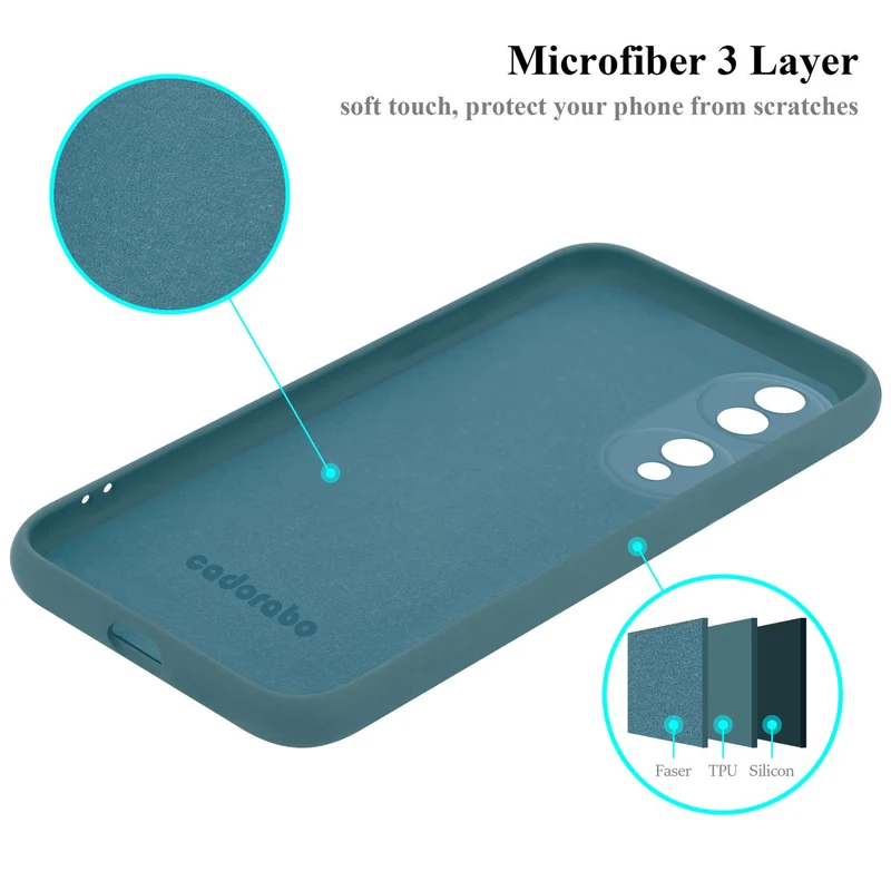 Cadorabo Hülle kompatibel mit Honor 70 Schutzhülle aus flexiblem TPU Silikon