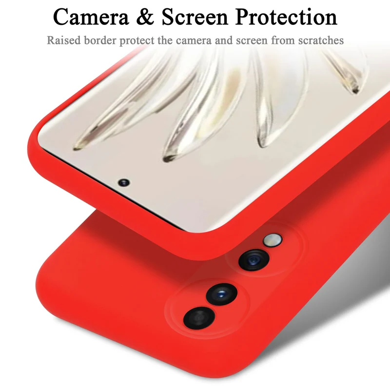 Cadorabo Hülle kompatibel mit Honor 70 Schutzhülle aus flexiblem TPU Silikon