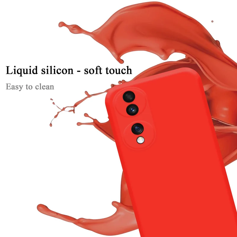 Cadorabo Hülle kompatibel mit Honor 70 Schutzhülle aus flexiblem TPU Silikon