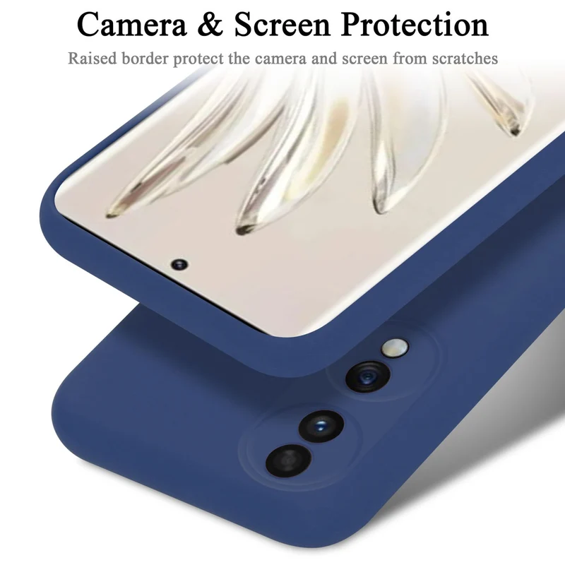 Cadorabo Hülle kompatibel mit Honor 70 Schutzhülle aus flexiblem TPU Silikon