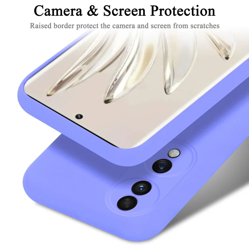 Cadorabo Hülle kompatibel mit Honor 70 Schutzhülle aus flexiblem TPU Silikon