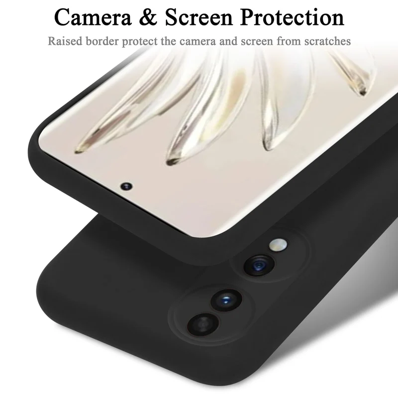 Cadorabo Hülle kompatibel mit Honor 70 Schutzhülle aus flexiblem TPU Silikon