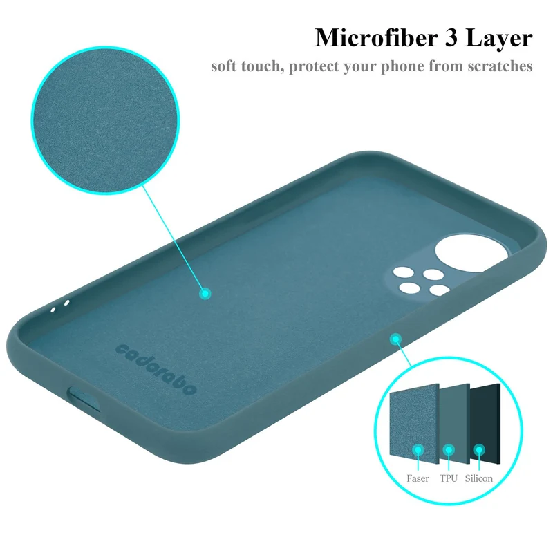 Cadorabo Hülle kompatibel mit Honor 50 / Huawei NOVA 9 Schutzhülle aus flexiblem TPU Silikon