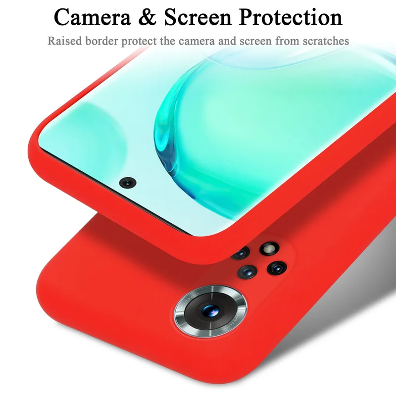 Cadorabo Hülle kompatibel mit Honor 50 / Huawei NOVA 9 Schutzhülle aus flexiblem TPU Silikon