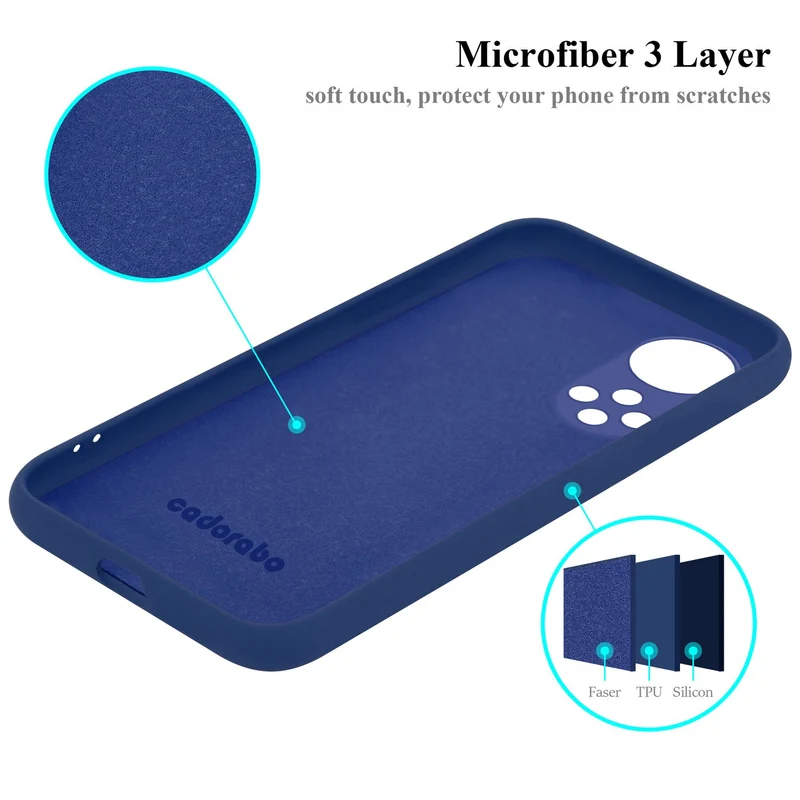 Cadorabo Hülle kompatibel mit Honor 50 / Huawei NOVA 9 Schutzhülle aus flexiblem TPU Silikon