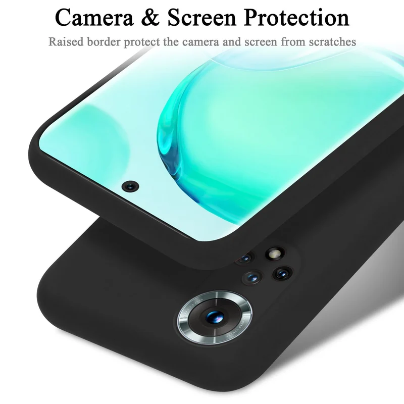 Cadorabo Hülle kompatibel mit Honor 50 / Huawei NOVA 9 Schutzhülle aus flexiblem TPU Silikon