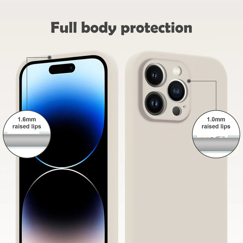 Cadorabo Hülle kompatibel mit Apple iPhone 14 PRO TPU Silikon Case Cover